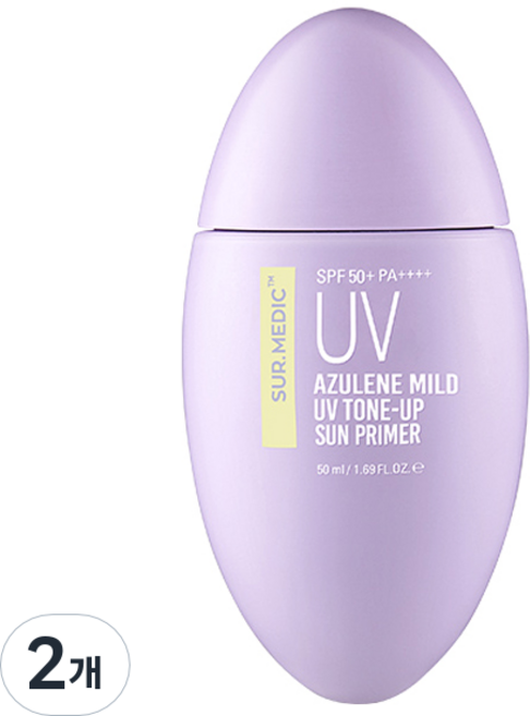 써메딕 아줄렌 마일드 UV 톤업 선 프라이머 SPF50+ PA++++, 2개