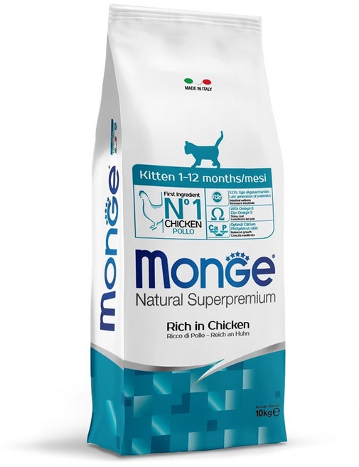 MonGe 瑪恩吉 幼貓 天然全能 乾飼料, 1袋, 10000g, 雞肉