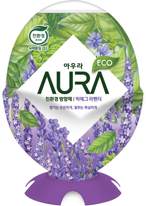 아우라 빅에그 실내용 방향제 라벤더, 440ml, 1개, 라벤더향