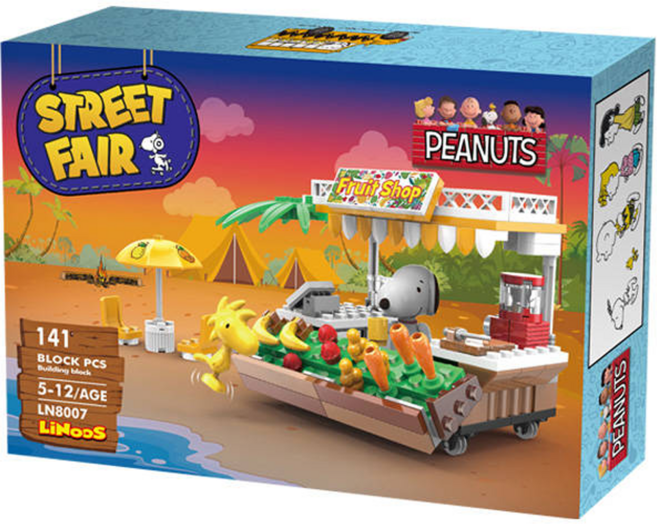 LiNooS 史努比歡樂廣場系列, 多色, 1盒
