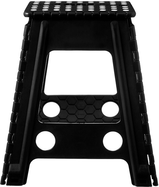 코멧 홈 휴대용 폴딩 체어 XL 사이즈, 블랙, 1개