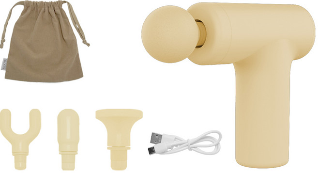 부이 컬러 마사지건, B4MG-10M, YELLOW