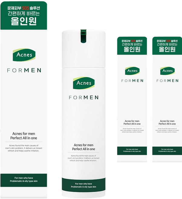 아크네스 포맨 퍼펙트 올인원, 200ml, 3개