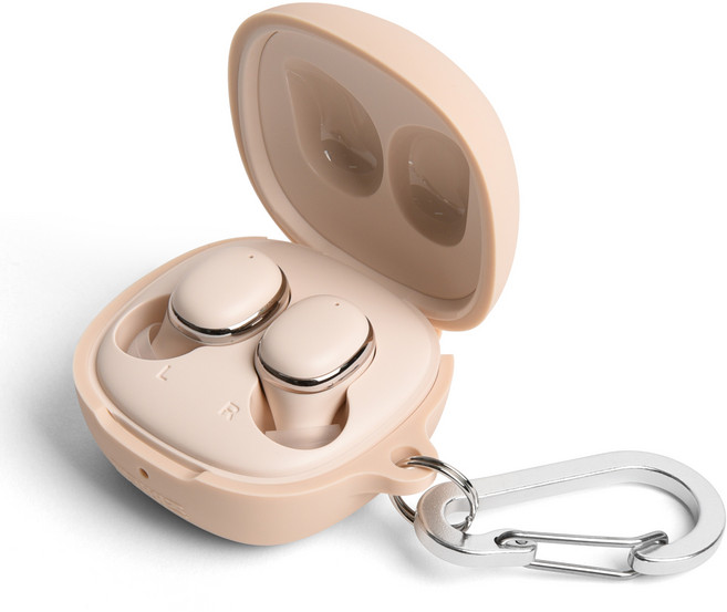 펭카 버즈 블루투스 이어폰, PB3004, 베이지