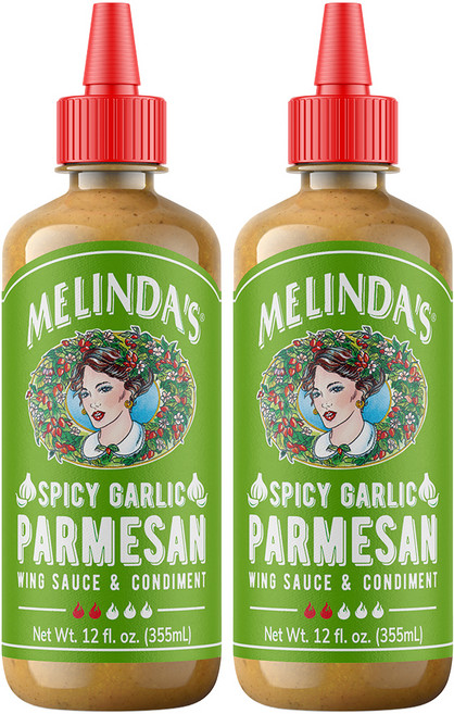멜린다 스파이시갈릭 파마산소스, 2개, 355ml