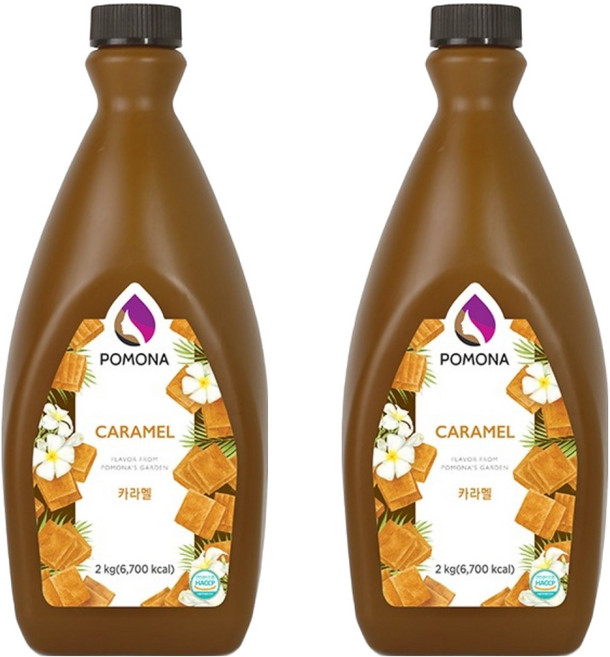 포모나 카라멜 소스, 2kg, 2개