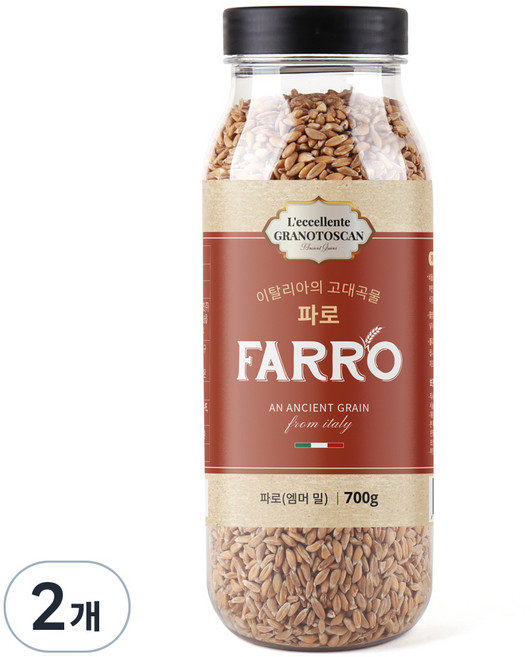 옳음애 엠머밀 파로, 700g, 2개