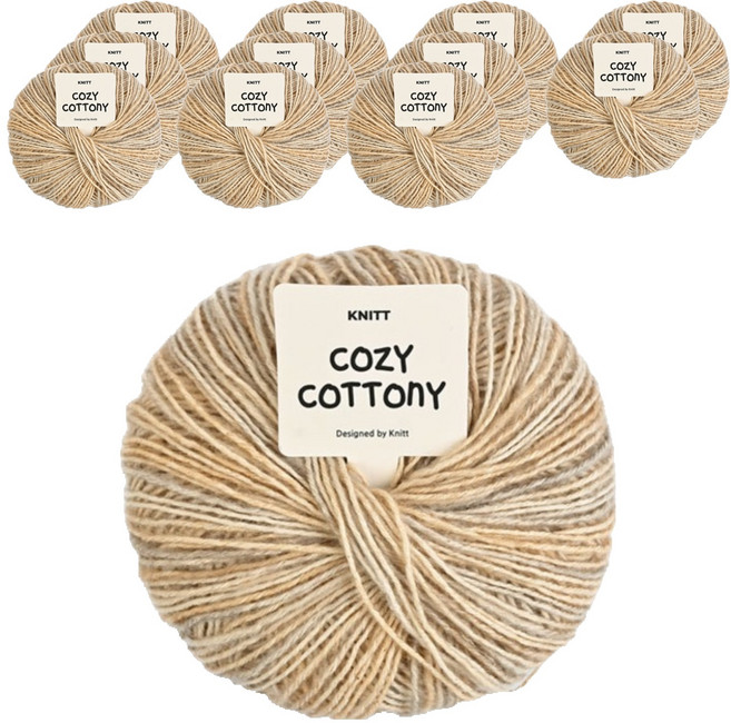 니뜨 코지 코트니 50g, 06 그레이베이지, 12개