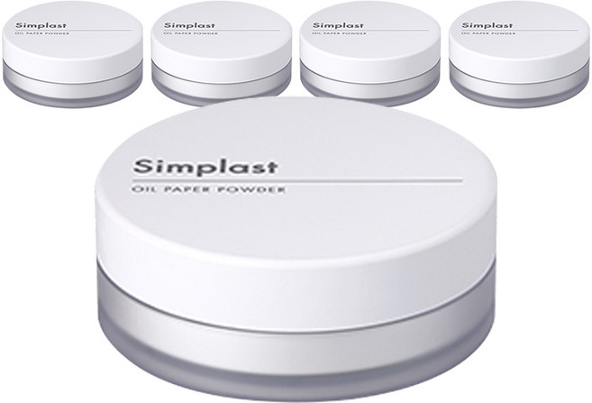 토니모리 심플라스트 기름종이 파우더 9g, 5개