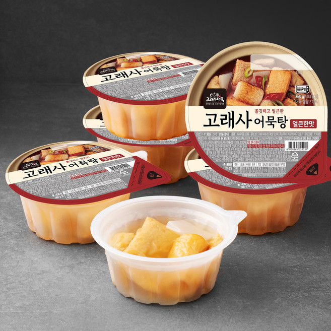 고래사어묵 탕 얼큰한맛, 6개, 360g