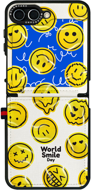 모란카노 시크릿 카드포켓 가죽 디자인 휴대폰 케이스