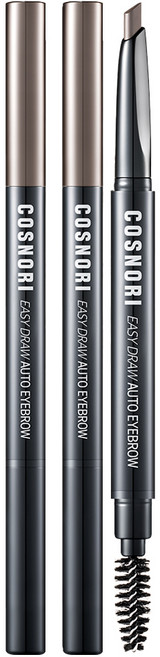 코스노리 이지 드로우 아이브로우 오토펜슬 0.3g, 03 다크초코, 2개