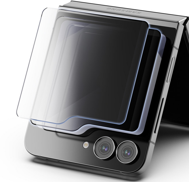 누아트 사생활보호 풀커버 강화유리 전면 액정보호필름 2p, 1세트