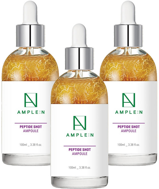 앰플엔 펩타이드샷 앰플, 100ml, 3개