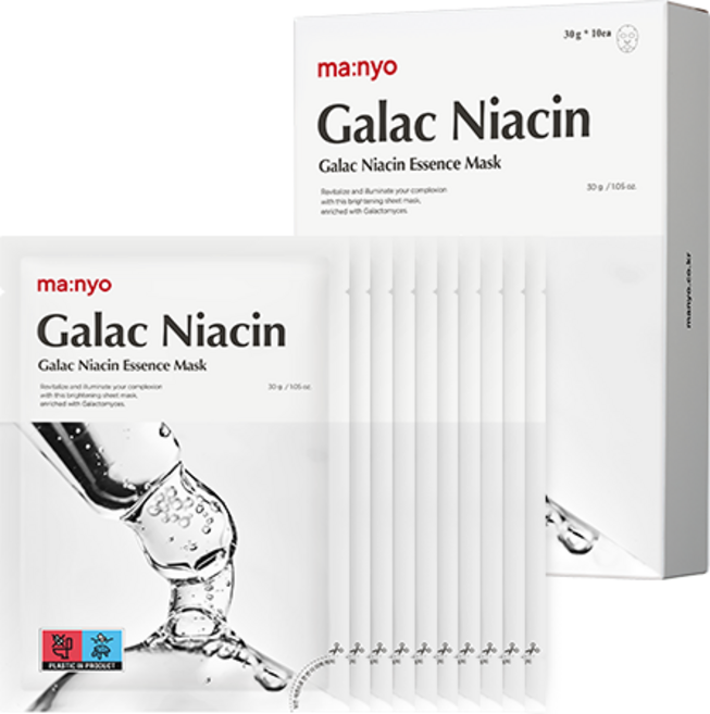 마녀공장 갈락 나이아신 에센스 마스크, 10개입, 1개