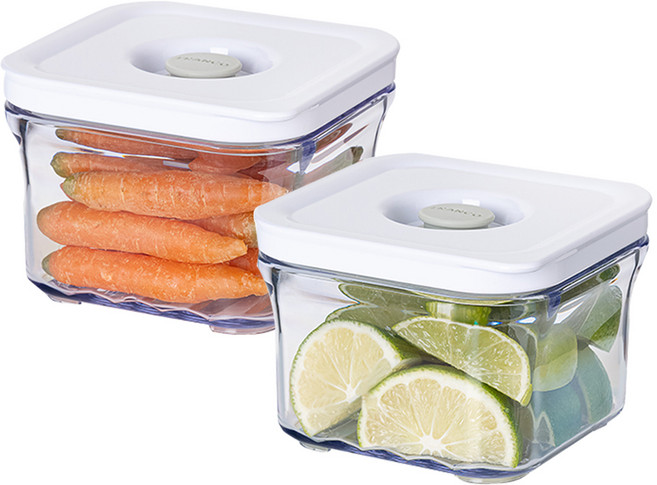 프랑코홈 파워바큠 진공 포켓용기 미니 0.38L, 2개, 단품