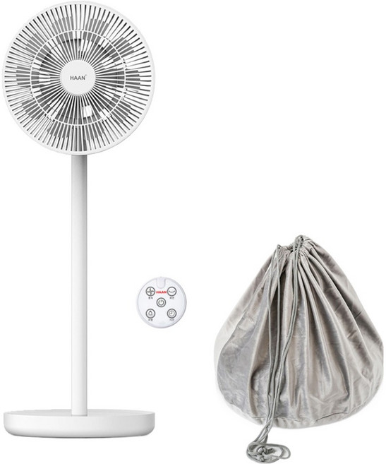 한경희생활과학 휴대용 무선 스탠드 선풍기 + 전용파우치 HEF-B130