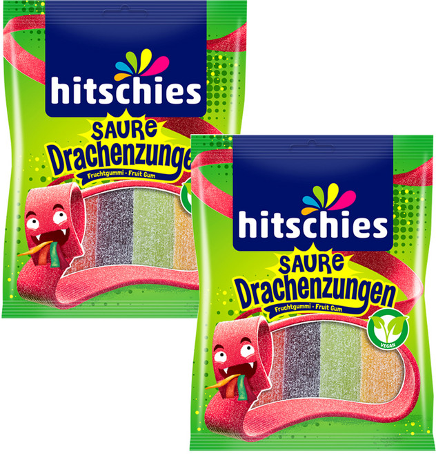 히치스 사우어 드라헨 구미, 125g, 2개