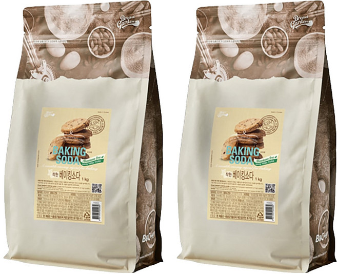 브레드가든 베이킹 소다, 1kg, 2개