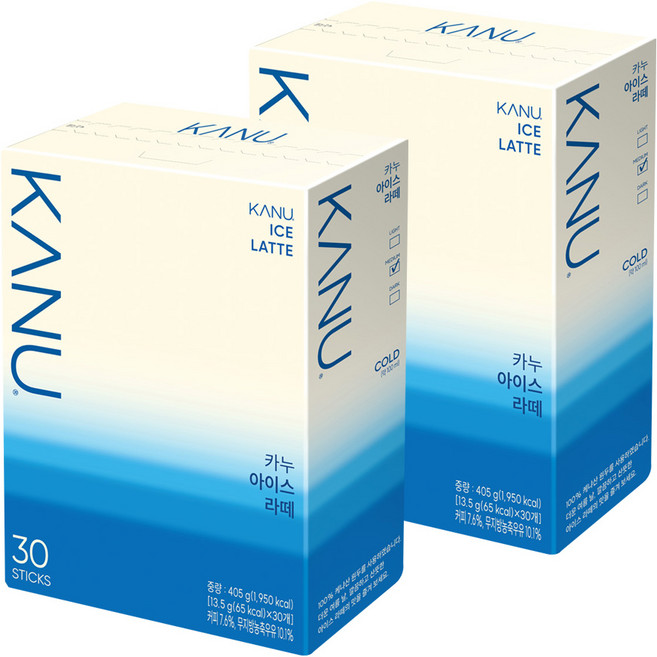 카누 아이스 라떼, 13.5g, 30개입, 2개
