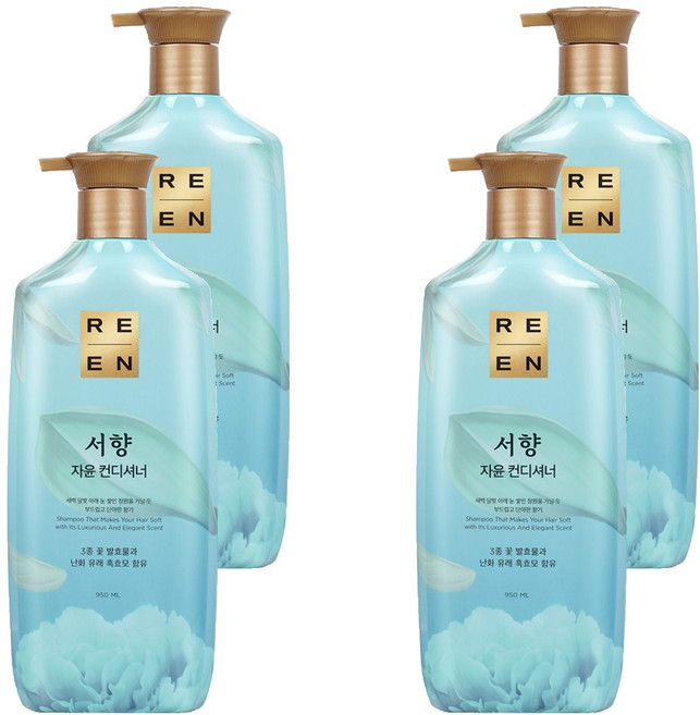 리엔 린스 서향, 950ml, 4개