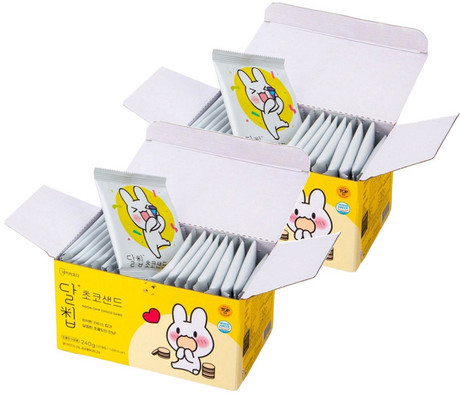 달칩 초코샌드 20p, 240g, 2개