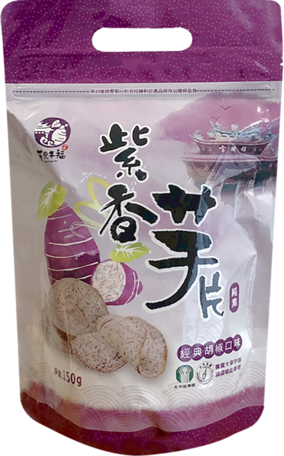 大甲區農會 紫香芋片, 150g, 1個