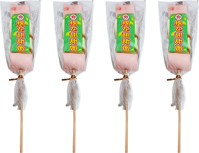 Chiao-E 巧益 棉花甜甜圈, 37g, 4支