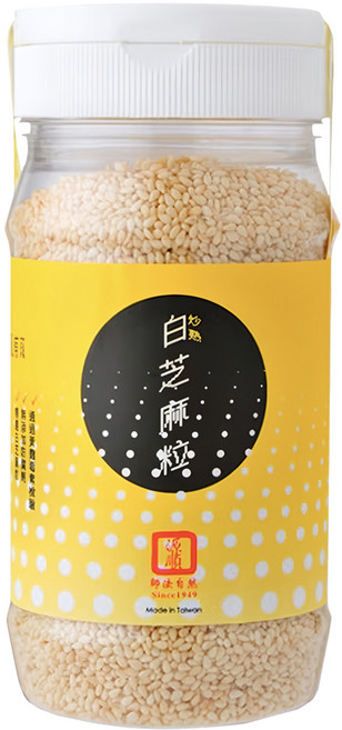 源順食品 炒熟白芝麻粒, 170g, 1罐