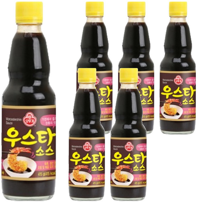 오뚜기 우스타 소스, 415g, 6개
