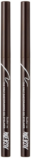 MERZY 韓國原廠直供 The First 超好畫眼線膠筆 0.14g, EG2 Chestnut, 2支