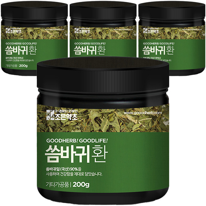 조은약초 프리미엄 씀바귀환, 4개, 200g