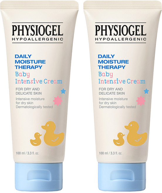 피지오겔 데일리 모이스쳐 테라피 베이비 인텐시브 크림, 100ml, 2개