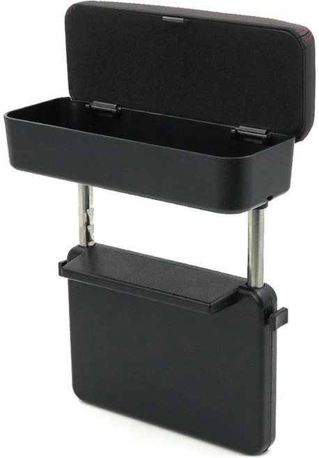 삼에스 콘솔쿠션 앤 사이드포켓 팔걸이, 블랙레드, 1개