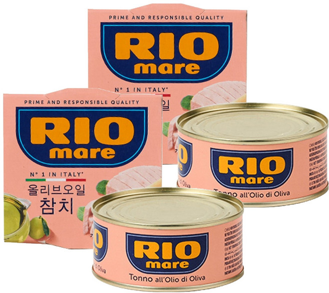 리오마레 올리브오일 참치, 160g, 2개