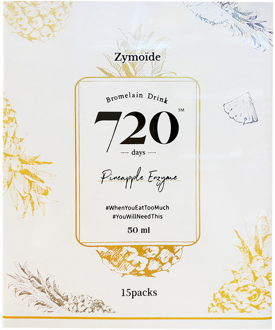 Zymoide 720 鳳梨酵素飲 15包, 50ml, 1套