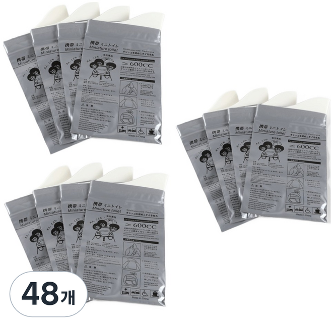 플렉스라인 일회용 간이 소변봉투, 48개