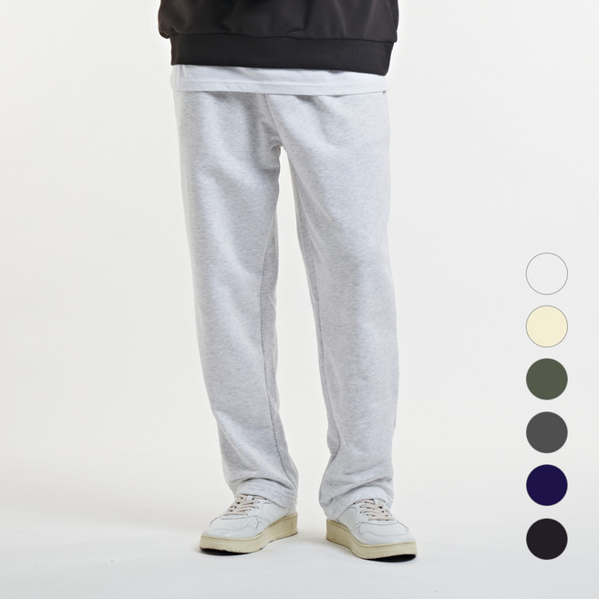 OVERCAST 男士基本款素色運動棉褲