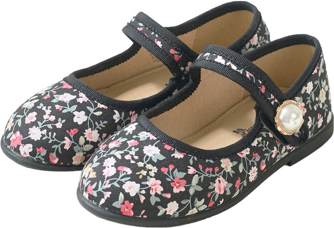 베이비잼 여아용 플로위시 플랫 구두