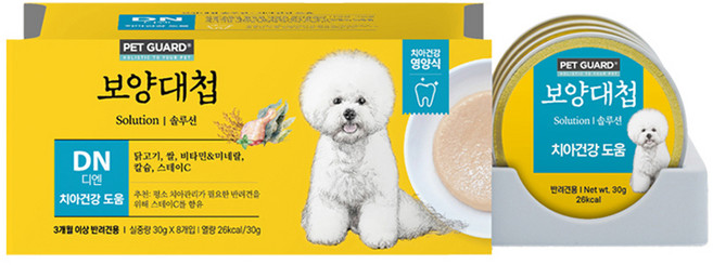 보양대첩 강아지 전연령 솔루션 DN 캔 8p, 닭, 240g, 1개