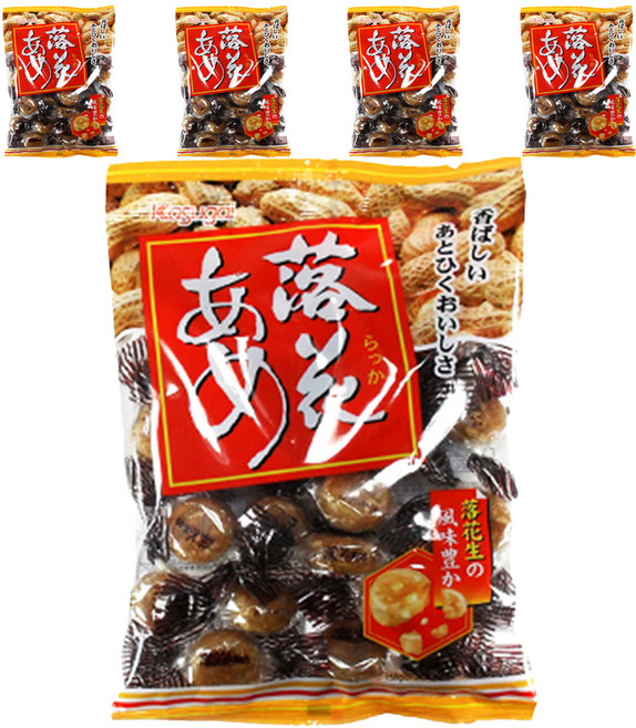 카수가이 라카 아메 땅콩사탕, 130g, 5개