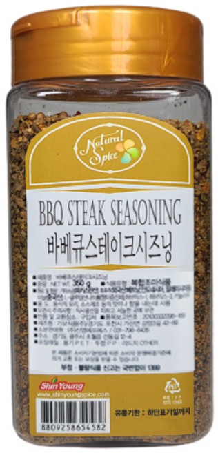 내츄럴스파이스 바베큐 스테이크 시즈닝, 350g, 1개