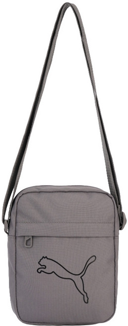 PUMA PLUS側背小包 09118202, 灰色, 1個