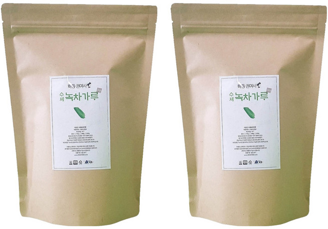 권여사 녹차가루, 2개, 300g