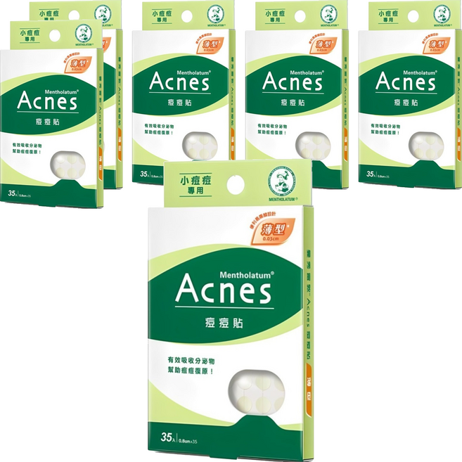 MENTHOLATUM 曼秀雷敦 Acnes 痘痘貼, 35個, 6盒