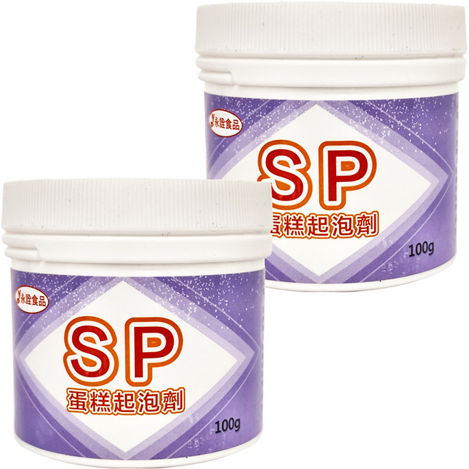 永詮食品 SP蛋糕起泡劑, 100g, 2罐