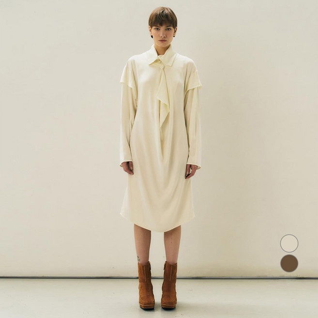 메종마레 여성용 롱 셔츠 드레스