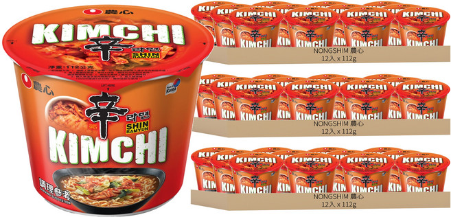 NONGSHIM 農心 辛辣白菜風味 112g, 36入