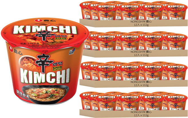NONGSHIM 農心 辛辣白菜風味 112g, 48入
