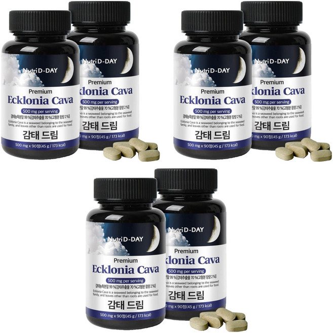 뉴트리디데이 감태 드림 타블렛 영양제, 90정, 6개